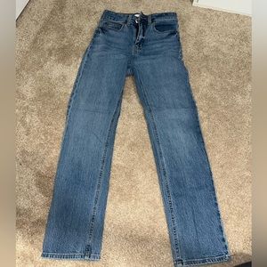H&M straight leg jeans size 2
